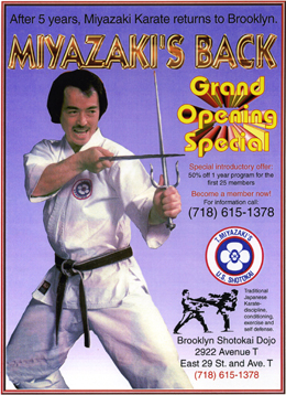 Miyazaki Karate ad